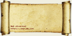 Kristina Tomanović vizit kartica